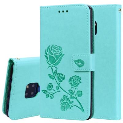 Rose reliëf horizontaal flip PU lederen draagtas voor Huawei Mate 20, met houder & kaartsleuven & portemonnee (groen) Rose reliëf horizontaal flip PU lederen draagtas voor Huawei Mate 20, met houder & kaartsleuven & portemonnee (groen)