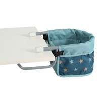 Poppen Tafelstoeltje - Stars Turquoise - thumbnail