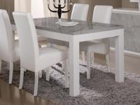 Eettafel ROMEO 190 cm marber/wit - thumbnail