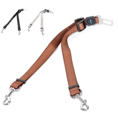 Nobleza Honden autogordel voor 2 honden - Lengte verstelbaar