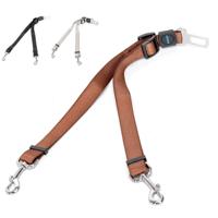 Nobleza Honden autogordel voor 2 honden - Lengte verstelbaar - thumbnail