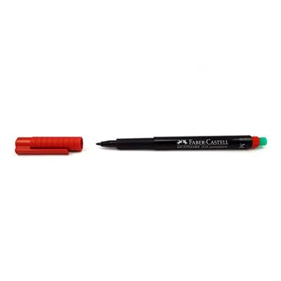 Permanente markeerstift Faber-Castell Multimark 1525 M Rood (10 Stuks)