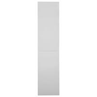 Kantoorkast met schuifdeuren 90x40x180 cm staal lichtgrijs - thumbnail