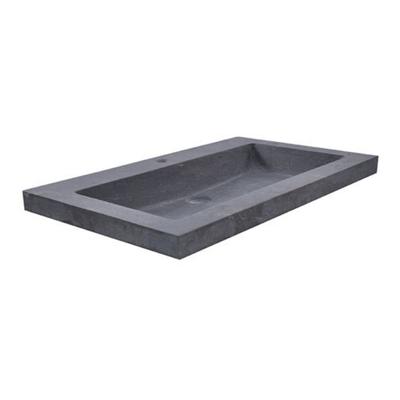 Wiesbaden hardstenen meubelwast. 60x46x5 met 1 kr.gat