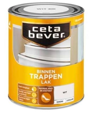 Cetabever Trappen Lak Binnen Dekkend Zijdeglans - RAL 9010