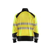 Blåkläder Sweatshirt halve rits High-Vis 35562528 | High-Vis Geel/Marineblauw | Maat XS - 7330509610145 - thumbnail