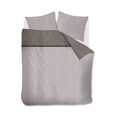 Rivièra Maison Rivièra Maison Walton dekbedovertrek - Lits-jumeaux (240x200/220 cm + 2 slopen) - Katoen - Brown