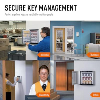Durable Sleutelkast KEY BOX CODE 36 - 1966 196623 Aantal haken 36 Zilver