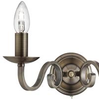 Searchlight Klassieke wandlampRichmond 2-lichts bronsbruin - 1502-2AB - thumbnail