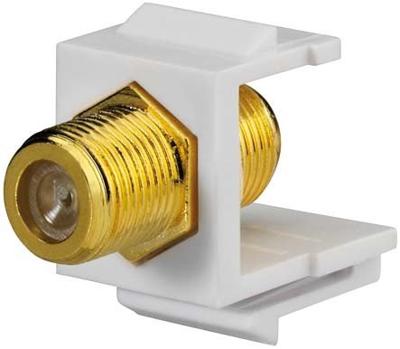 Rutenbeck Rutenbeck KMK-BNC-F rw - Modulares Faceplate-Snap-In BNC-inbouwmodule 1 stuk(s)