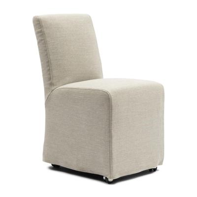 Rivièra Maison Eetkamerstoel 'Firenze' Op wielen, Mouliné Linen, kleur Fabulous Flax Rivièra Maison Eetkamerstoel 'Firenze' Op wielen, Mouliné Linen, kleur Fabulous Flax