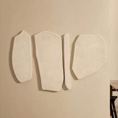 Kave Home Wandpaneel 'Siluna' Papier-maché, Set van 4 stuks Kave Home Wandpaneel 'Siluna' Papier-maché, Set van 4 stuks