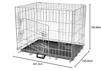 Hondenbench inklapbaar L metaal - thumbnail