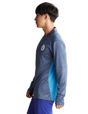 Manchester City 1/4-Zip Trainingspak Senior 2024/2025 - Maat XL - Kleur: Donkerblauw | Soccerfanshop - thumbnail