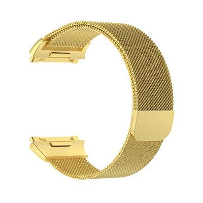 Fitbit Ionic Milanese bandje - Maat: Large - Goud