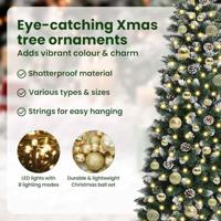 VidaXL Kunstkerstboom met 150 led groen 150 cm pvc en plastic en staal - thumbnail