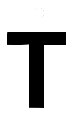 Metafranc Plakletter 35Mm Zwart T - WU0511380