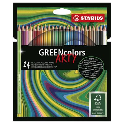 Stabilo greencolors kleurpotloden arty, 24st.