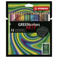 Stabilo greencolors kleurpotloden arty, 24st. - thumbnail