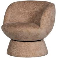 WOOOD Draaifauteuil 'Shuffle' Chenille, kleur Naturel - thumbnail