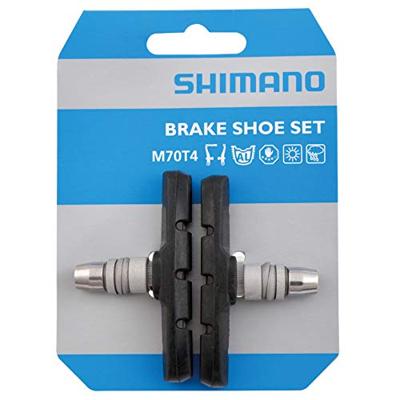 Shimano Remblokken m70t4 v-brake rubber zwart/zilver