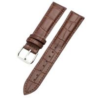 By Qubix - Crocodile leren bandje - Bruin - Compatible met Xiaomi Mi Watch/Compatible met Xiaomi Watch 2 / Compatible met Xiaomi Watch S1 / S2 / S3 / S4 - Compatible Xiaomi bandje - thumbnail