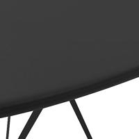 3-delige Bistroset staal zwart - thumbnail