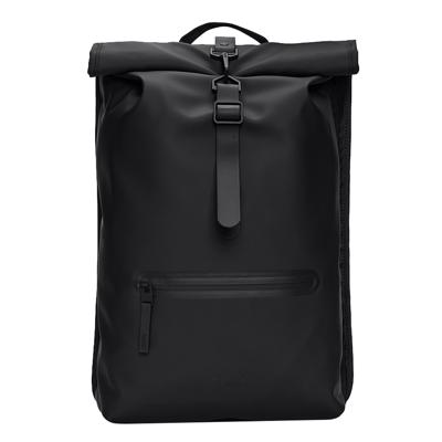 Rains Rolltop Rucksack W3 - Zwart