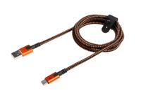 Xtorm Kabel xtreme usb to usb c 1,5m zw/or - thumbnail