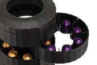 Alessi Plisse Capsule houder - Zwart - MDL19 - thumbnail