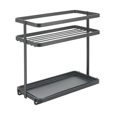 Metaltex Kruidenrek 2 Etages 23x11x22 cm Zwart/Metaal