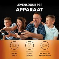 Oplaadbare Batterijen DURACELL DURHR03B4-850STCX5 1,2 V AAA (4 Stuks) - thumbnail