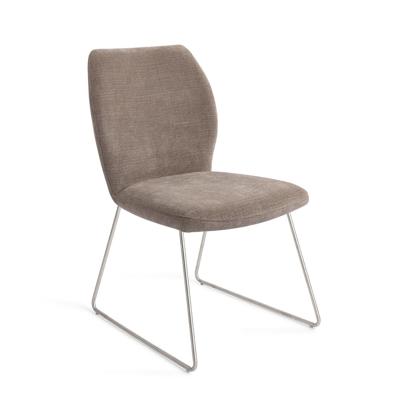 Jesper Home Eetkamerstoel 'Ikata' Slide Steel, kleur Mocha Mist