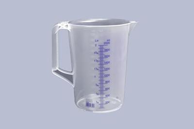 Hünersdorff 937000 Maatbeker 2000 ml Kunststof