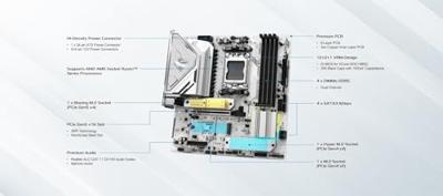 Moederbord AMD Asrock B850M Steel Legend WiFi - thumbnail