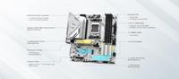 ASRock B850M Steel Legend Moederbord Socket AMD AM5 Vormfactor Micro-ATX Moederbord chipset AMD® B850 - thumbnail