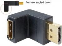 Delock 65382 Adapter DisplayPort male > DisplayPort female schuin naar beneden - thumbnail
