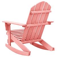 Schommelstoel Adirondack massief vurenhout roze - thumbnail