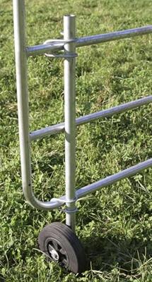 AKO wiel voor verstelbare weidepoort