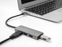 Delock 63171 4-poorts USB 5 Gbps hub met USB Type-A-connector - USB Type-A-poorten aan de zijkant - thumbnail