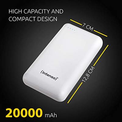Intenso XS20000 Zusatzakku LiPo 20000 mAh 7313552 powerbank Lithium-Polymeer (LiPo) Wit