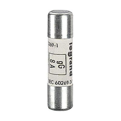 Legrand 013308 Cilinderzekering 8 A 500 V/AC 1 stuk(s) Legrand 013308 Cilinderzekering 8 A 500 V/AC 1 stuk(s)
