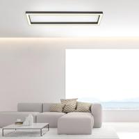 Paul Neuhaus Rechthoekige plafondlampPure Lines Square antraciet - 6023-13 - thumbnail