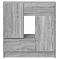 Dressoir met lades en deuren 70,5x34x74,5 cm grijs Sonoma - thumbnail