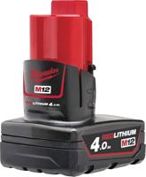 Milwaukee M12 B4 Li-Ion Accu 12V 4.0Ah M12™ - 4932430065 - thumbnail