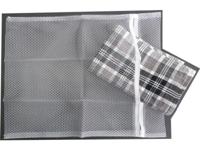 ARO Houseware Wasnet wit met rits 40x50cm - thumbnail