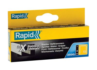 Rapid Nr. 13 fijndraadnieten RVS 8 mm, 2.500 stuks - 11835626 - 11835626 Rapid Nr. 13 fijndraadnieten RVS 8 mm, 2.500 stuks - 11835626 - 11835626