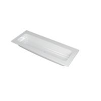 INK Faktor Wastafel Polystone Centraal Zonder Kraangat - 1200x450x15 mm - Glans Wit - thumbnail