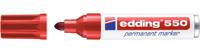 Edding permanente marker e-550 rood - thumbnail