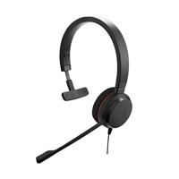 Jabra Evolve 20 Headset Bedraad Hoofdband Kantoor/callcenter USB Type-A Zwart - thumbnail